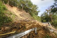 台風16号 長島など停電や土砂崩れ相次ぐ