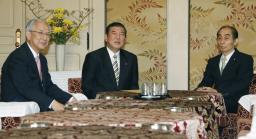 民自公幹事長:１８日に再会談 自公は解散時期明示要求