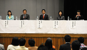 【衆院選2012 和歌山】 1区立候補予定者 4人が公開討論