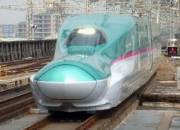 「はやぶさ」最速320キロに=東京-新青森3時間切る-JR東日本が試乗会