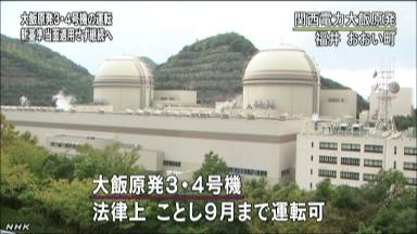 規制委、現実路線に修正 大飯原発の運転9月まで容認