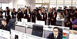 派遣隊、業務を開始 全国から双葉郡内の消防支援