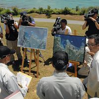 辺野古やシュワブ、沖縄県が現地調査 埋め立て申請受け