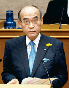 選挙:石川県知事選 谷本知事が6選へ出馬表明