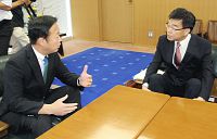岩国市長海自残留を歓迎 2+2説明