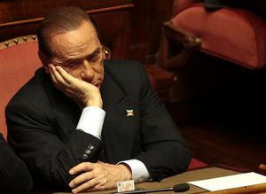 伊上院委、ベルルスコーニ氏の失職勧告=威信失墜、政治力に大打撃