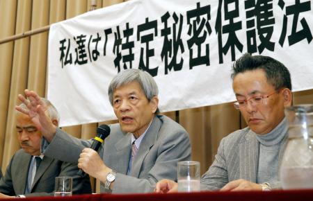 報道関係者からも意見聴く＝特定秘密、４１万件より少なく—森担当相