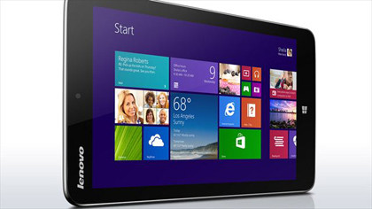 レノボ、重さ約350gの軽量Windows 8.1タブレット「Miix 2 8」を発表