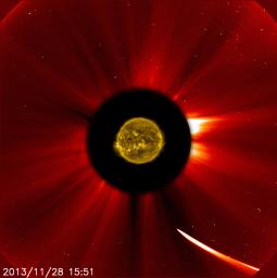 アイソン彗星消えた、イベントも消える? 番組や観測会