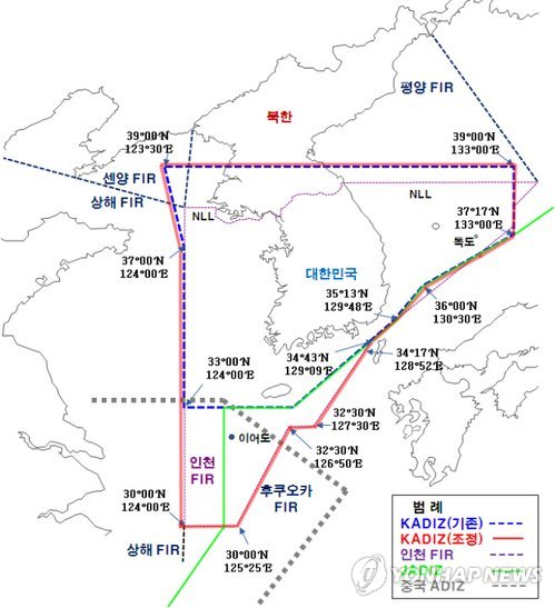 47NEWS > 共同ニュース > 韓国が防空圏拡大を発表 日中と重複、不安定要因に