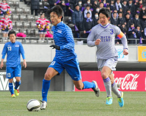 全国高校サッカー 市船ベスト8 石田選手けん引