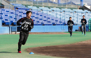 祖父江、5キロ走ダントツ つかみはOK!!