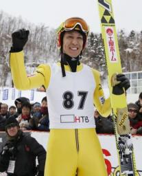 【男子ジャンプ】 五輪代表の葛西、5度目V ジャンプHTB杯
