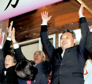裾野市長選 高村氏初当選(静岡県)