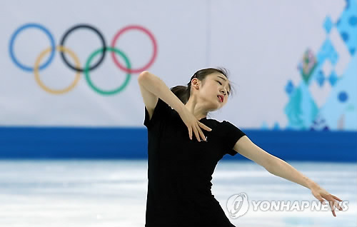 浅田真央、金妍児らが前日練習=19日に女子SP〔五輪・フィギュア〕