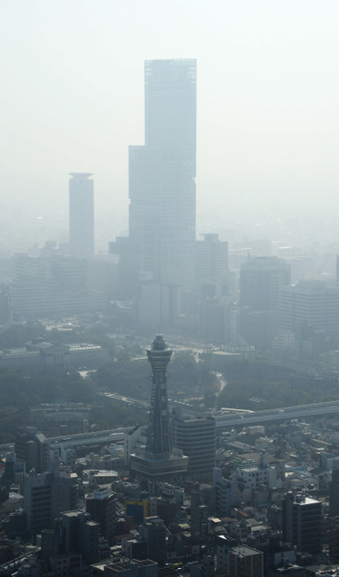 ＰＭ２．５、西日本で濃度上昇 各府県で初の注意喚起