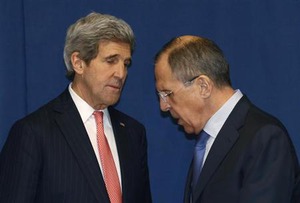 米ロ外相、ウクライナ問題で合意得られず=インタファクス通信
