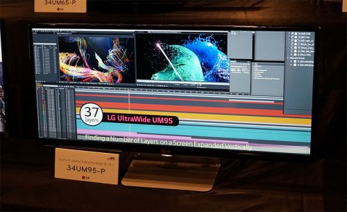 21:9で3440×1440の34型! LGが液晶モニター発表会