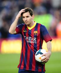 サッカー、メッシが最多得点 クラブ通算371