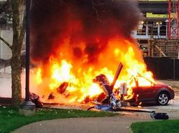 米・シアトル中心部でテレビ局のヘリ墜落、３人死傷