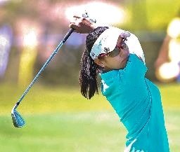 藍「気持ちよかった」イーグル 通算4アンダー、38位