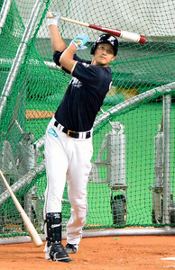 日本ハム・大谷、3番・右翼でフル出場2二塁打!