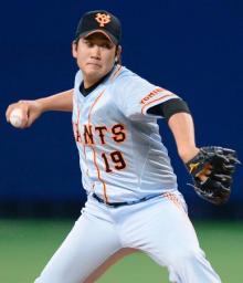 菅野快投、８回零封…Ｇ４連勝・中日３連敗