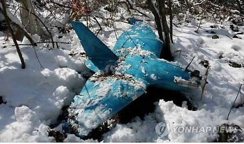 韓国でまた無人機発見、北朝鮮製か