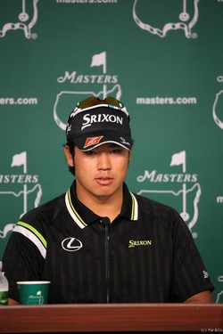 松山「出たからには優勝」=プロ初出場に喜び-マスターズゴルフ