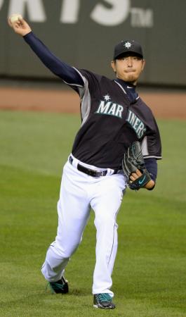 岩隈、9日にブルペン投球