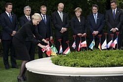 第一次世界大戦１００年:激戦地イーペルでＥＵ首脳黙とう