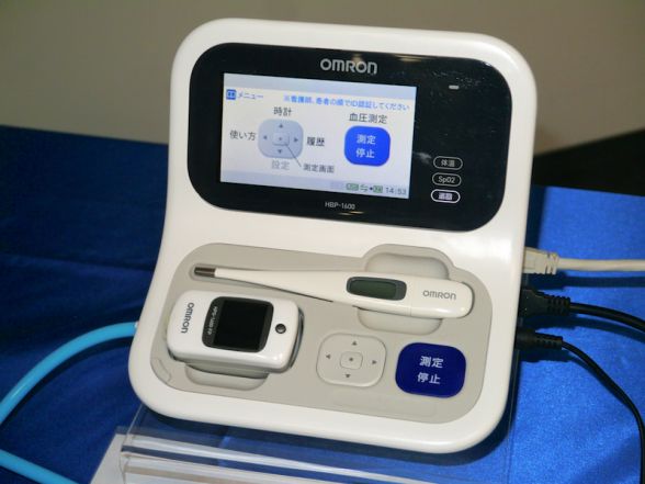 オムロン、生体情報測定データを電子カルテに自動転送する「HBP-1600」を機能拡充