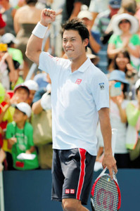 錦織復帰 自信の1勝 テニス・全米オープン