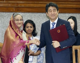 安倍首相、スリランカ国会を訪問