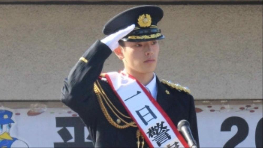 【ロッテ】ドラ2田中、一日署長「(ぼっくりん)初めて見ました」