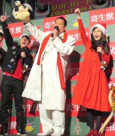 猪木の手にミギーが寄生!?染谷将太、感激