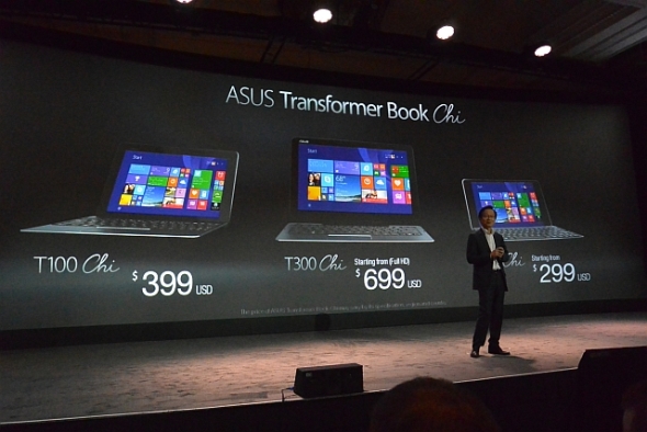 AirよりChiが断然いい！ とCEOが自慢する2in1「ASUS Transformer Book Chi」シリーズ発表