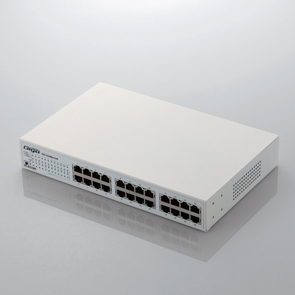 エレコム、環境温度50℃対応のスイッチングハブ4製品を発売