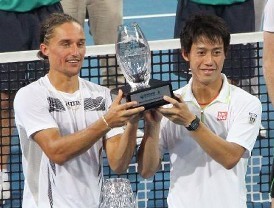 テニス:錦織、ダブルス初優勝ならず ブリスベン国際