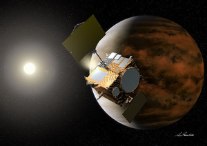 金星探査機:「あかつき」金星周回軌道に再挑戦 ５年ぶり、１２月７日ラストチャンス