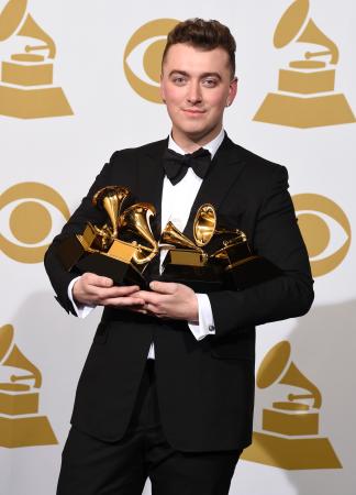 サム・スミスさんが4冠 米グラミー賞、日本勢は受賞逃す