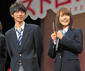 福士&有村胸キュン告白 映画「ストロボ・エッジ」完成