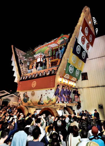 でか山 大迫力 七尾「青柏祭」幕開け