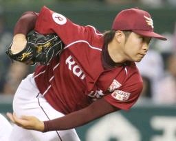 楽天の辛島、チーム救う快投=8回1失点、堂々初白星-プロ野球