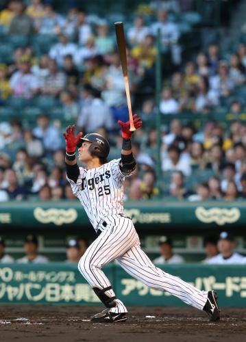 阪神江越、昇格即V打 スタメン中堅獲りへ名乗り