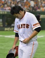 巨人・高木勇、痛恨6回4失点で3敗目