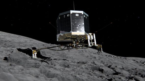世界初の彗星着陸も…休眠状態になっていた着陸機が約7カ月ぶりに復活