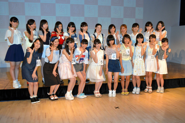 「NGT48」合格の22人をお披露目! 新潟県内の出身者は12人