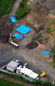 残土置き場の地中から2遺体 佐賀、不明男女と関連捜査