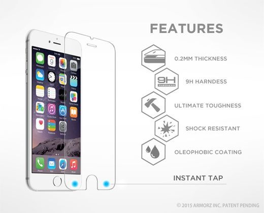 iPhoneにボタンを2つ増やす画面保護シート「The TAP」--iPhone 6 Plusも片手操作